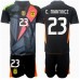 Argentina Emiliano Martinez #23 Brankářské Dětské Oblečení Domácí Dres Copa America 2024 Krátkým Rukávem (+ trenýrky)